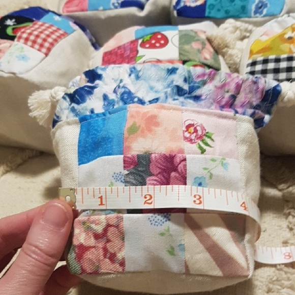 Colorful Patchwork Drawstring Bags - Picture 5 of 11